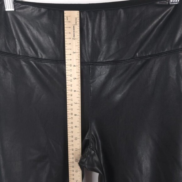 Soft Surroundings Faux Leather Pull on Leggings Pants 2FT97 SMALL - Picture 6 of 8